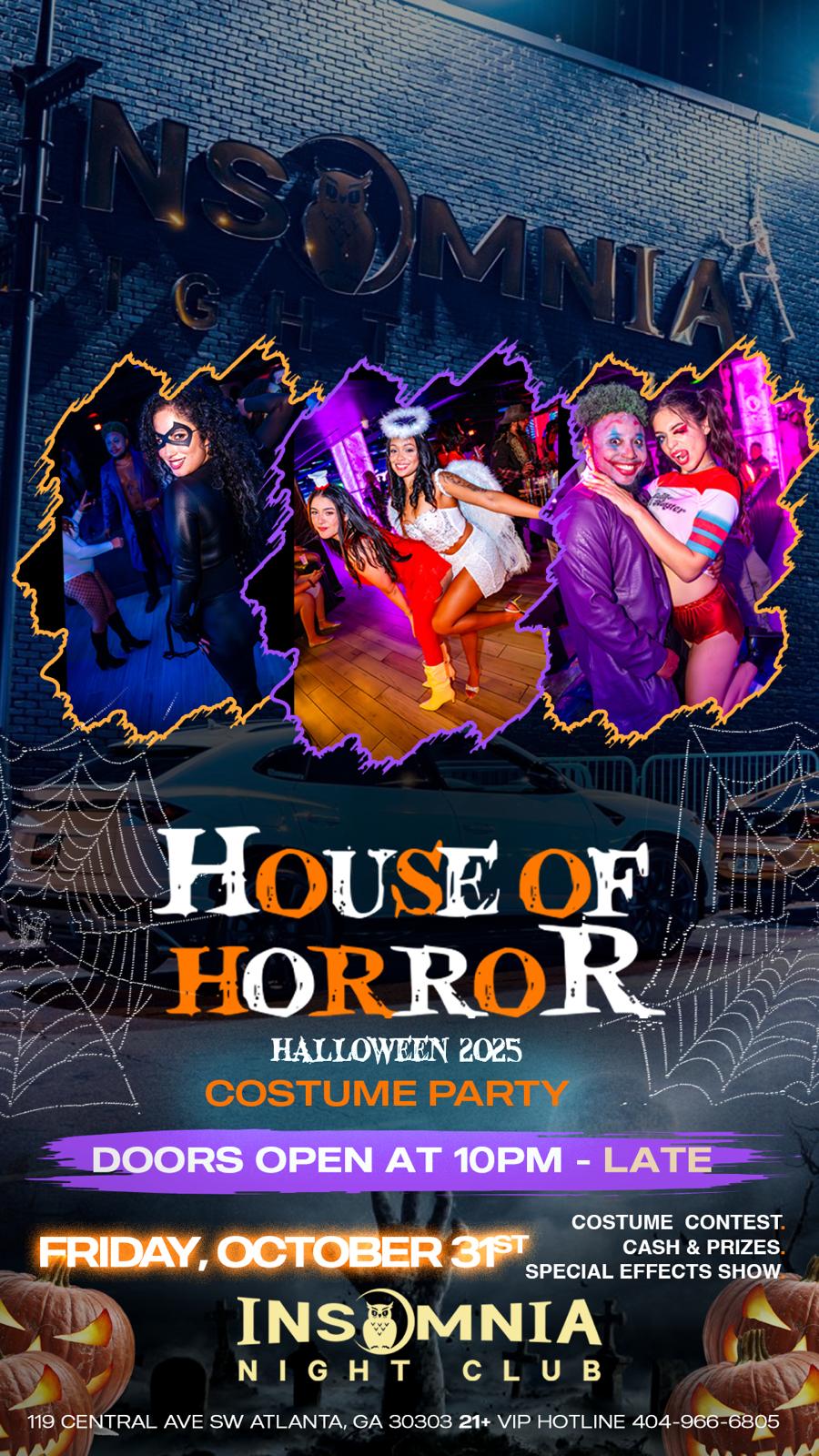 🔥House of Horror Costume Party 2025!🔥