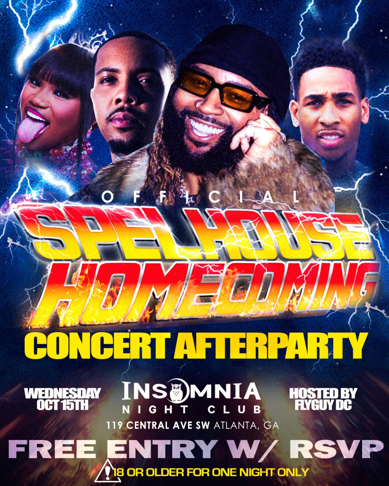 SpelHouse Homecoming Concert Afterparty