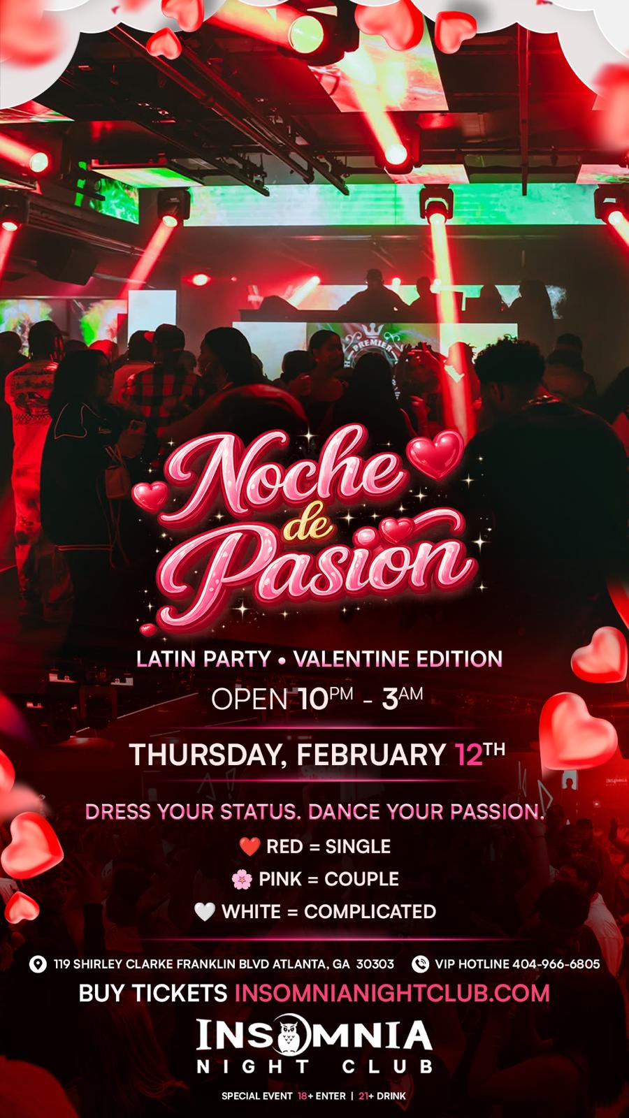 🔥❤️ Noche de Pasión – Latin Party: Valentine Edition ❤️🔥