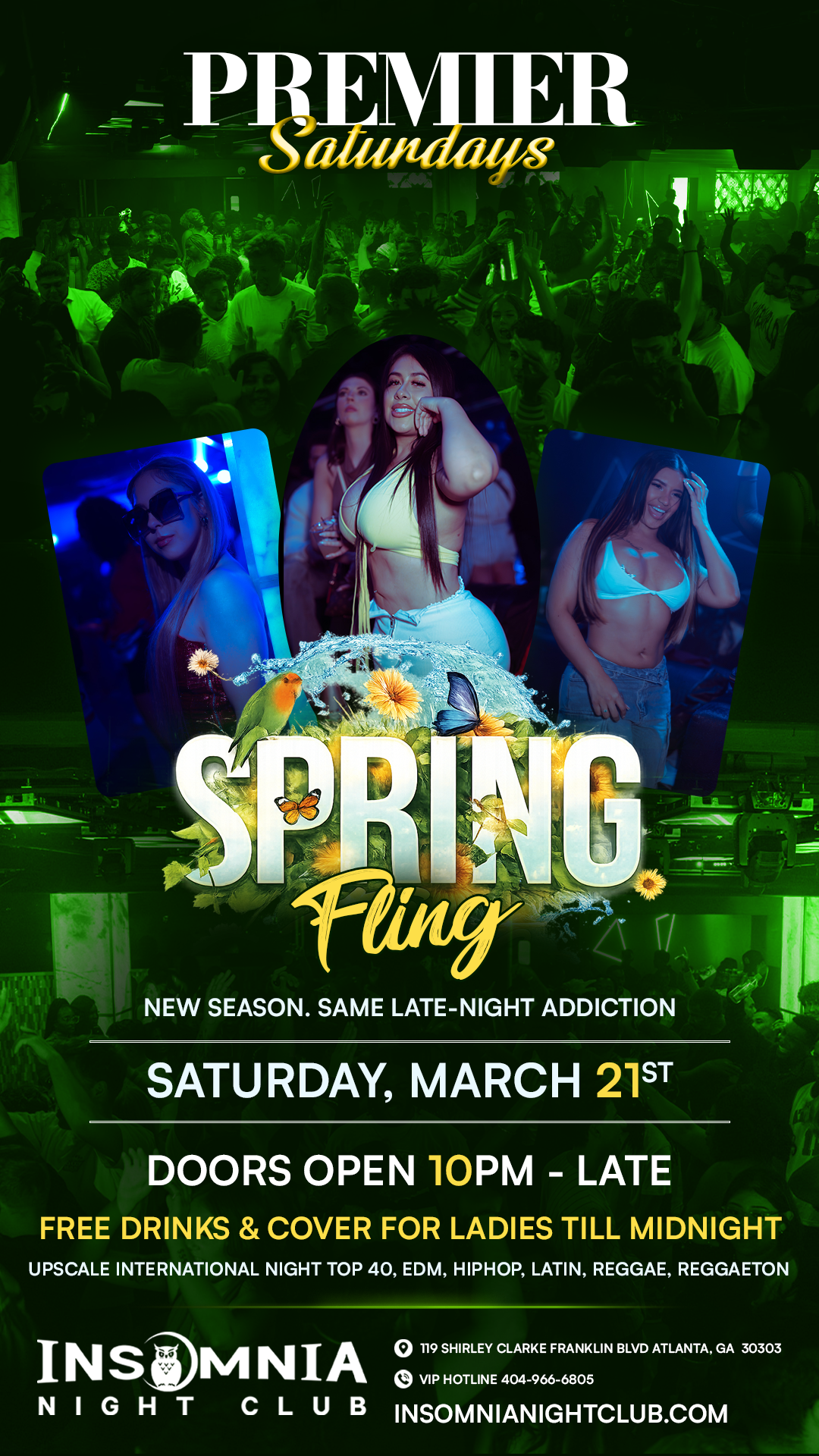 🌿 PREMIER SATURDAYS: SPRING FLING 🌿