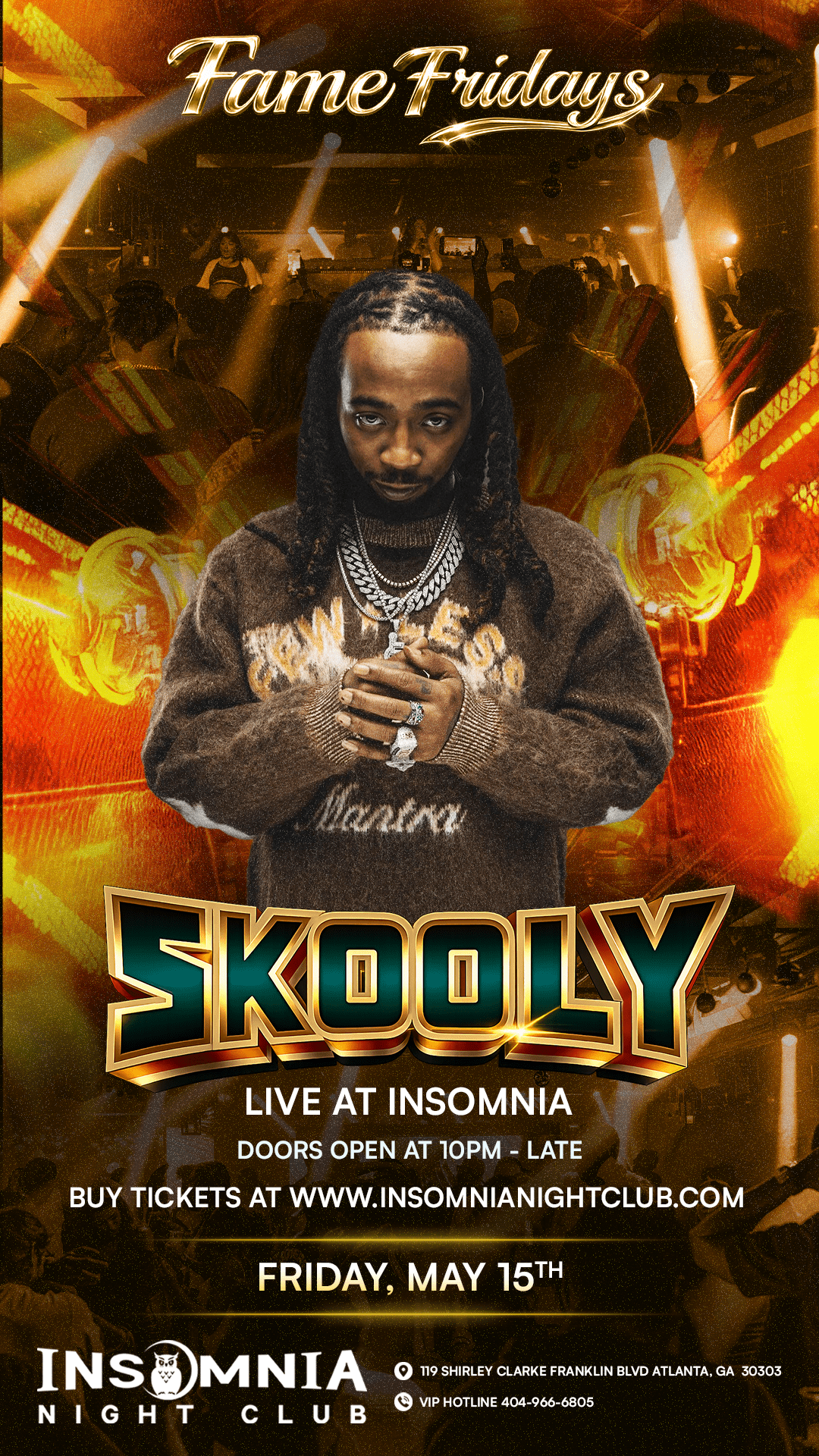 🌆 Fame Fridays: SKOOLY Live at Insomnia🌆