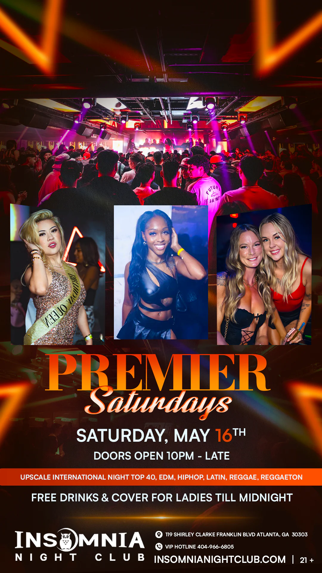 🧡🔥 PREMIER SATURDAYS 🔥🧡
